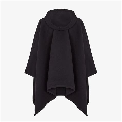 costo mantella cachemire e visone fendi|Poncho in cashmere e visone tortora .